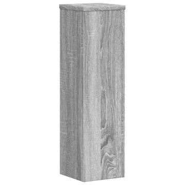 Suporturi de plante 2 buc. gri sonoma 17x17x60cm lemn prelucrat - Img 6