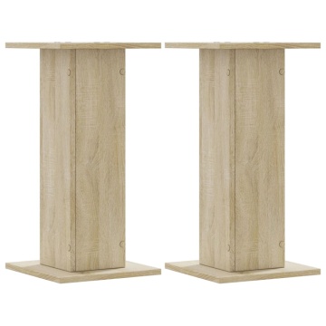 Suporturi de plante 2 buc. sonoma 30x30x60 cm lemn prelucrat - Img 2