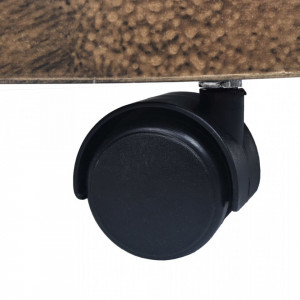 Suporturi de plante cu role, 6 buc., bronz, 38 cm, plastic - Img 4