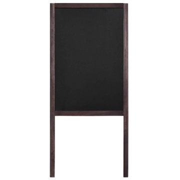 Tablă neagră cu două fețe, lemn de cedru, verticală, 40x60 cm - Img 3