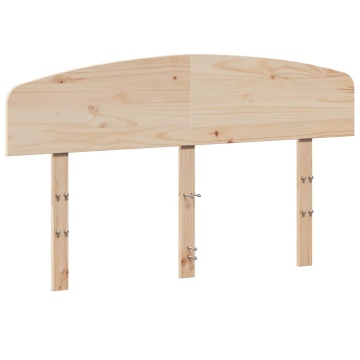 Tăblie de pat, 140 cm, lemn masiv de pin - Img 2