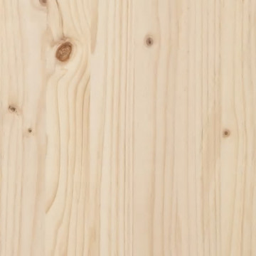 Tăblie de pat, 141x4x100 cm, lemn masiv de pin - Img 6