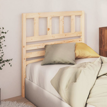 Tăblie de pat, 81x4x100 cm, lemn masiv de pin - Img 3