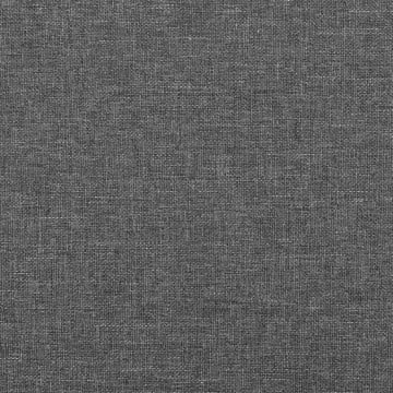 Tăblie de pat, gri închis, 90x5x78/88 cm, textil - Img 6