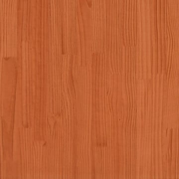 Tăblie de pat, maro ceruit, 140 cm, lemn masiv de pin - Img 7