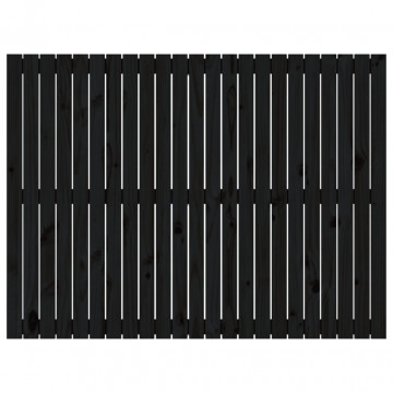 Tăblie de pat pentru perete, negru, 159,5x3x90 cm - Img 4