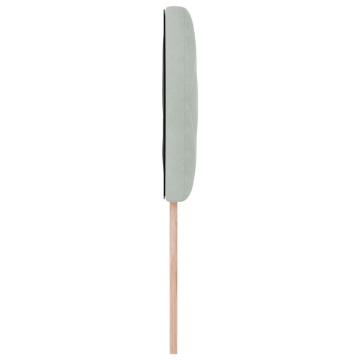 Tăblie Design Blocuri de Diamant Gri Deschis 90 cm Catifea - Img 4