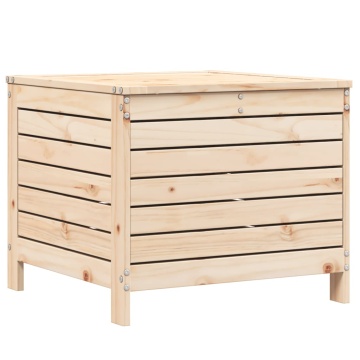 Taburet de grădină, 62x63,5x53,5 cm, lemn masiv de pin - Img 2