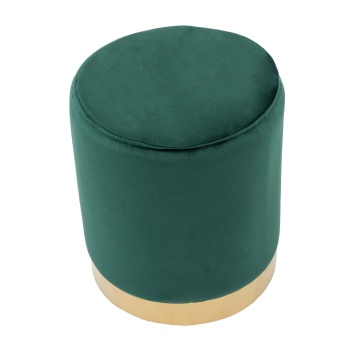 Taburet tapitat cu stofa premium, k008, verde - Img 2