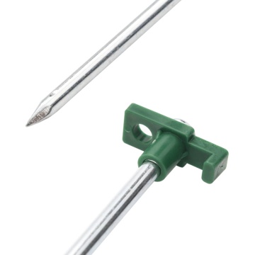 Țăruși de cort, 12 buc., 25 cm, 7 mm, oțel galvanizat și PP - Img 4