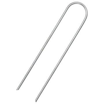 Țăruși de pământ în formă de U 25 buc. 15x3,5cm oțel galvanizat - Img 2