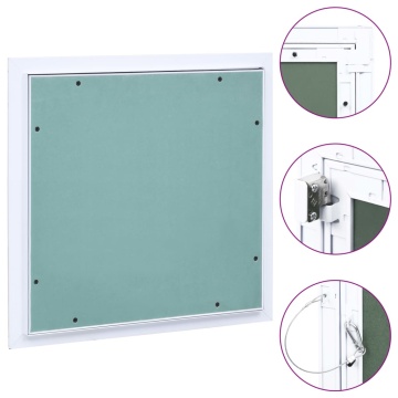 Trapă de acces din gips-carton, cadru de aluminiu, 400 x 400 mm - Img 1