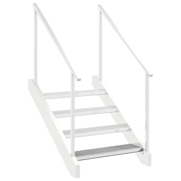 Treaptă tip grătar, 80x24x7 cm, oțel galvanizat - Img 7