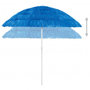 Umbrelă de plajă, albastru, 240 cm - Img 3