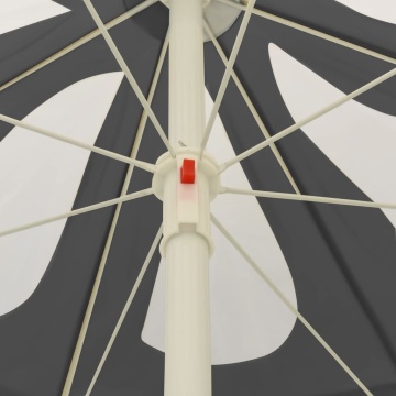 Umbrelă de soare de plajă, antracit, 240 cm - Img 6