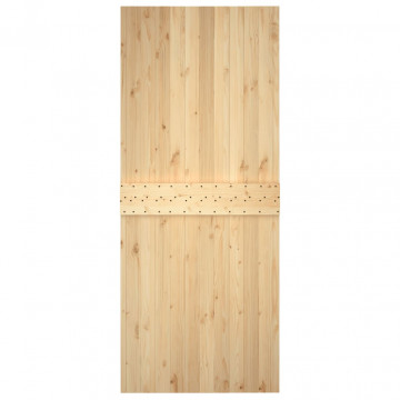 Ușă „NARVIK”, 95x210 cm, lemn masiv de pin - Img 5