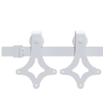 Ușă glisantă cu set de feronerie 85x210 cm, lemn masiv de pin - Img 7
