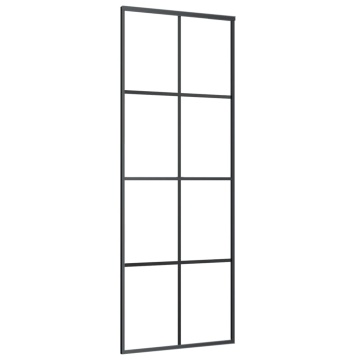 Ușă glisantă cu set feronerie, 76x205 cm, sticlă ESG/aluminiu - Img 4