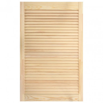 Uși lamelare, 4 buc., 99,3x59,4 cm, lemn masiv de pin - Img 3