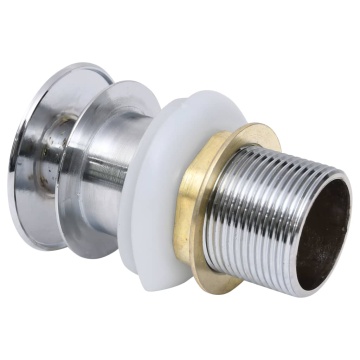 Ventil scurgere push, fără preaplin, argintiu 6,4x6,4x9,1 cm - Img 4