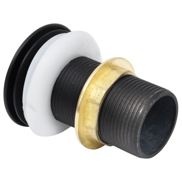 Ventil scurgere push, fără preaplin, negru 6,4x6,4x9,1 cm - Img 4
