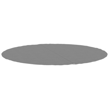 Acoperire geotextil piscină, gri deschis, Ø244 cm, poliester - Img 3
