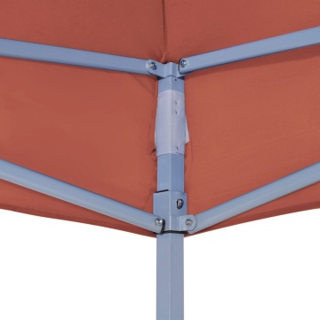 Acoperiș pentru cort de petrecere, cărămiziu, 2 x 2 m, 270 g/m² - Img 4