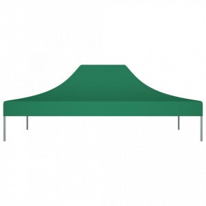Acoperiș pentru cort de petrecere, verde, 4 x 3 m, 270 g/m² - Img 3