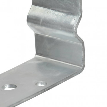 Ancore de gard, 6 buc., argintiu, 10x6x15 cm, oțel galvanizat - Img 4