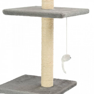 Ansamblu pisici, stâlpi funie sisal, 260 cm Gri - Img 4