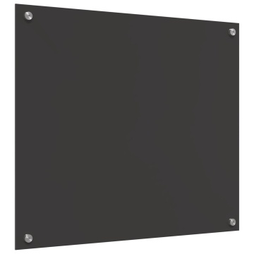 Backsplash pentru Bucătărie Gri Întunecat 70x60x0,6 cm Sticlă Temperată - Img 4