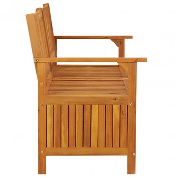 Bancă de depozitare, 148 cm, lemn masiv de acacia - Img 8