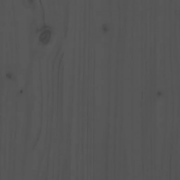 Bancă de grădină, gri, 109x44x45 cm, lemn masiv de pin - Img 6