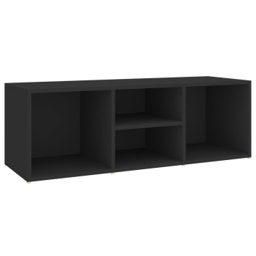 Banca depozitare pentru pantofi, negru, 105x35x35 cm, PAL - Img 2