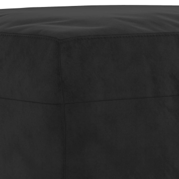 Bancă, negru, 100x35x41 cm, catifea - Img 7