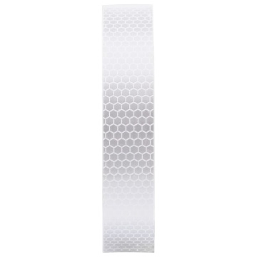 Banda reflectorizantă, alb, 2,5 cm x 20 m, PVC - Img 3