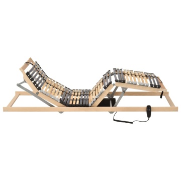 Bază de pat electrică cu șipci, 42 șipci, 7 zone, 100 x 200 cm - Img 2