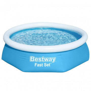 Bestway Piscină gonflabilă Fast Set, 244x66 cm, rotundă, 57265 - Img 2