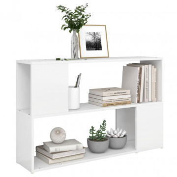 Bibliotecă, alb, 100x24x63 cm, PAL - Img 8