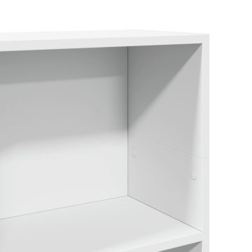 Bibliotecă, alb, 40x24x109 cm, lemn prelucrat - Img 6