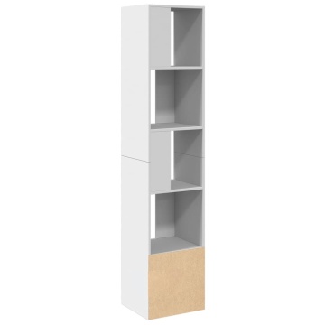 Bibliotecă, alb, 40x36x189 cm, lemn prelucrat - Img 8