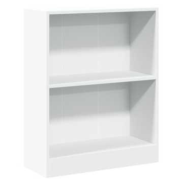 Bibliotecă, alb, 60x24x76 cm, lemn compozit - Img 2