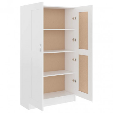 Bibliotecă, alb, 82,5 x 30,5 x 150 cm, PAL - Img 8