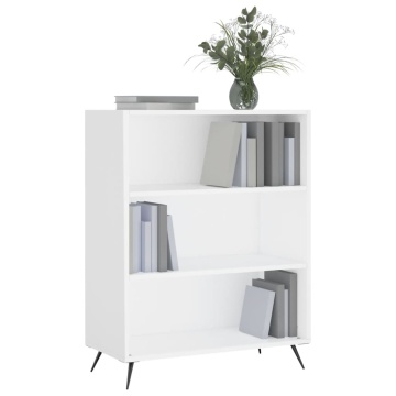 Bibliotecă, albă, 69,5x32,5x90 cm, lemn compozit - Img 3