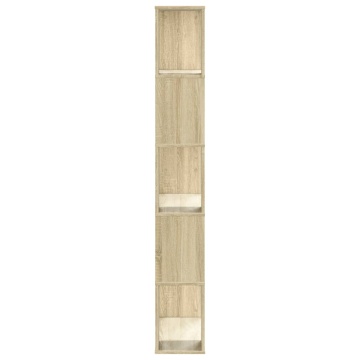 Bibliotecă cu 5 niveluri stejar sonoma 80,5x23,5x162,5 cm lemn - Img 4