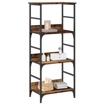Bibliotecă, lemn vechi, 50x33x117,5 cm, lemn prelucrat - Img 1