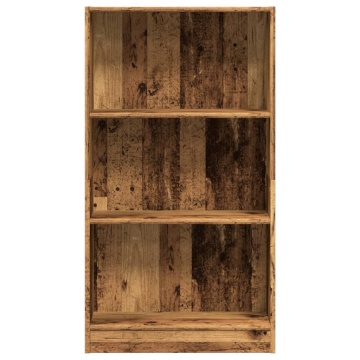 Bibliotecă, lemn vechi, 60x24x109 cm, lemn prelucrat - Img 4