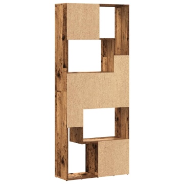 Bibliotecă, lemn vechi, 67x24x161 cm, lemn prelucrat - Img 6