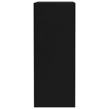 Bibliotecă, negru, 40x30x76,5 cm, lemn prelucrat - Img 7