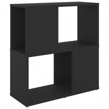 Bibliotecă, negru, 60 x 24 x 63 cm, PAL - Img 2